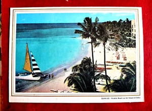 Pan Am Menu 1963 Rainbow Service 707 a Hawaikiki 6 1/2 x 8 3/4 pulgadas disponible - Imagen 1 de 3