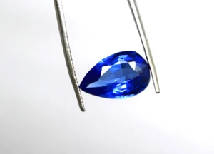 Faceted Gem Natural Sapphire Pear Cut Loose Gemstone 6.05Ct Ring Size Sapphire - Picture 1 of 4
