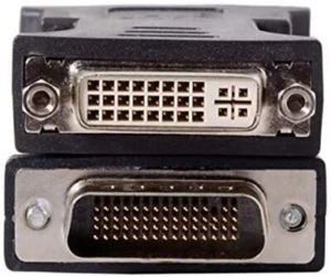 System-S LFH DMS-59pin Stecker auf DVI 25+5 Buchse Kabel für PC Grafikkarte - Afbeelding 1 van 4