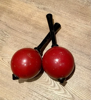 Vintage Maracas von Ahellma - vermutlich späte 1920er bis 1930er - Bild 1 von 4