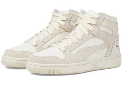 PUMA Women's Rebound Layup High Top  Marshmallow/Off White/Beige Sneakers - Image 1 of 4