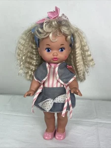 Vintage 1989 Mattel Lil Miss Make Up Anziehpuppe 14 Zoll - Bild 1 von 7