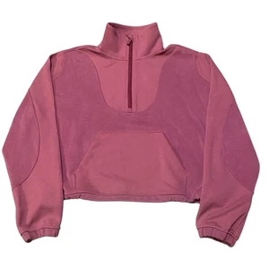 Lululemon Brushed Softstreme Half Zip Pullover Women’s 8 Deep Luxe W3GE8S - EUC - Picture 1 of 9