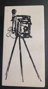 Art Impressions Rubber Stamp Vintage Camera P-1976 Made in USA Vintage 2001 - Picture 1 of 15