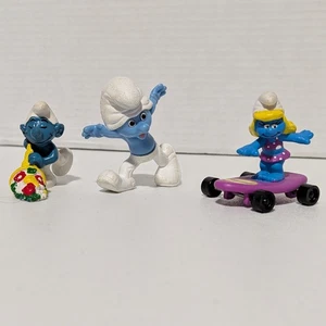 Lote de 3 Figuras Pitufo Vintage Schleigh/McDonalds/B King 1979-2013 - Imagen 1 de 10