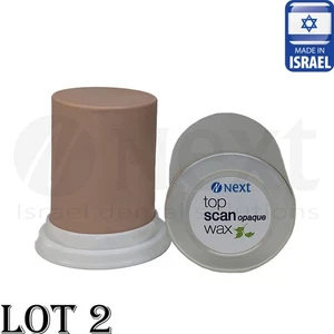 LOTX2 Dental Lab DS Scan Wax CAM CAD Wax dentin 45 gr Israel - Picture 1 of 2