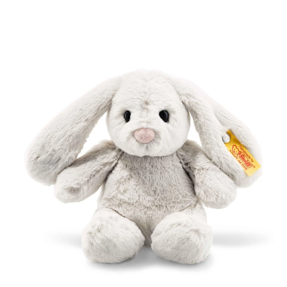 Steiff Hoppie Hase Kuscheltier - Grau, 18cm