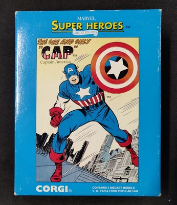 Литые фургоны Captain America ограниченного выпуска Corgi Toys: Marvel Super Heroes - Изображение 1 из 4