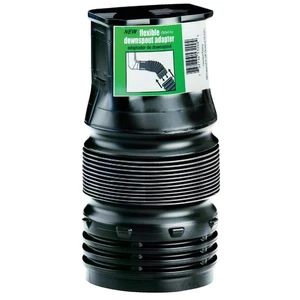 Amerimax Flexible 2 pulgadas X 3 pulgadas X 4 pulgadas Adaptador de bajante 53202 Amerimax - Imagen 1 de 1