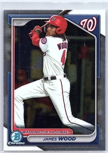 2024 Bowman #BCP-91 James Wood Chrome Prospects - Picture 1 of 2