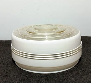 Vintage Westinghouse Glass Ceiling Drum Shade Kitchen Hallway Foyer 7 3/4" Fit - Bild 1 von 11