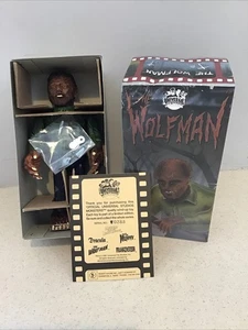 Vtg 1991 Wolfman Tin Wind-Up Robot House Universal Monsters Toy NOS In Box! - Picture 1 of 2