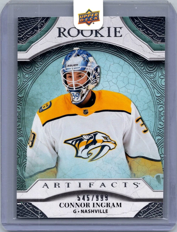 2020-21 Upper Deck Artifacts #RED197 Connor Ingram #/999 - Image 1 of 2