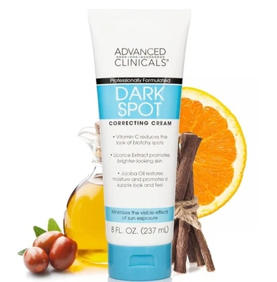 Advanced Clinicals Dark Spot Reducer Cream 8oz Vitamin C for Face and Body - Image 1 of 4