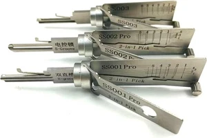 Locksmith Supply SS001 SS002 and SS003 2 in 1 Decoder and Pick Tools for S-Groov - Picture 1 of 6
