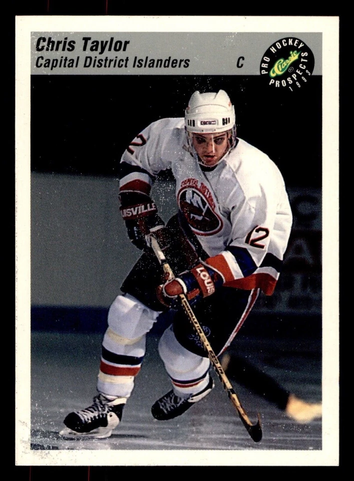  1993 Chris Taylor 113 Islanders 12 Classic Games Hockey Sports Trading Card  - Image 1 of 2