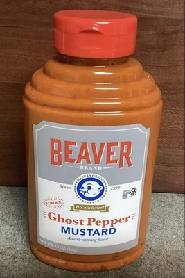 Beaver Ghost Pimienta Mostaza 13oz Paquete de 3 Extra Caliente Sin Gluten 2026 Mejor por Foto 1 de 4
