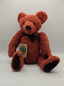 Peluche orsacchiotto boyds bear cavendish collezione archivio rosa/rosso snodato - Foto 1 di 4