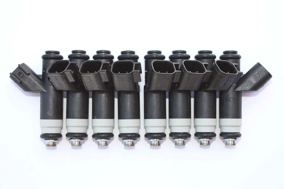 $479.49, LS2, BMW S62, E55, SET 8, 55 lbs/hr, Fuel Injectors, Siemens, Matched - Image 1 of 3