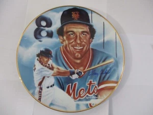 GARY CARTER AUTOGRAPHED PLATE NY METS W/COA - Picture 1 of 6