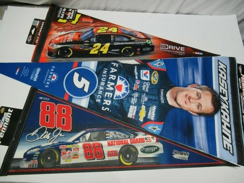 Jeff Gordon #24,Dale Earnhardt Jr. #88, Kasey Kahne #5 NASCAR Official Pennant Cover