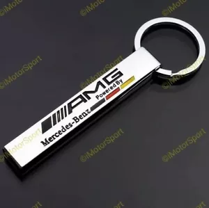 Llavero AMG Powered By Mercedes Benz plata metal porta llaves - Imagen 1 de 1