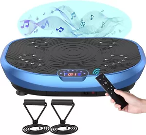 AXV Vibration Plate Blue Exercise Machine Whole Body Workout Vibrate Fitness - Picture 1 of 8