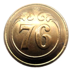Francia 2º IMPERIO 1852-1870 76 Regimiento Ejército Militar Botón 23 mm - Imagen 1 de 3
