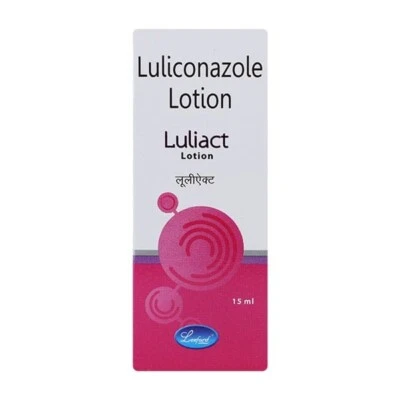 50 Luliact  Lotion skin Itching Lotion  for Fungal Infection Luliconazole pack   - Image 1 of 4