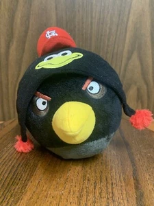 Peluche Angry Birds Cardenales de San Luis Bomb Bird con gorra de béisbol.  1C - Imagen 1 de 12