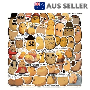 Potato Spud Funny Assorted Stickers | Pack of 50 Christmas Gift (Style B) - Picture 1 of 4