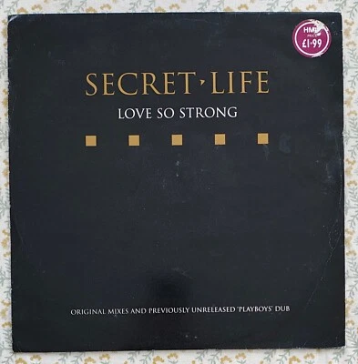 Secret Life – Love So Strong 12" 4 mixes Vocal House 1995 Farley & Heller Remix - Image 1 of 4