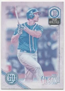 Matt Olson 2018 Topps Gypsy Queen Baseball Missing Backplate #187 Athletics - Bild 1 von 2