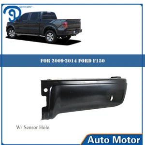 For 2009-2014 Ford F150 Steel Rear Bumper End Right W/Park Assist Primered Black - Picture 1 of 18