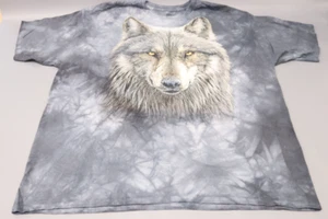 The Mountain Warrior Wolf Adult T-Shirt Tee, Size 3XL - Picture 1 of 3