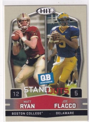 Sage Hit #51 2009 Matt Ryan/Joe Flacco SO plateado casi nuevo Foto 1 de 2