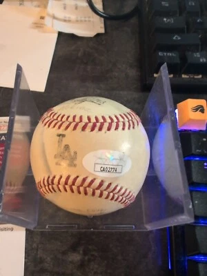 Los Angeles Dodgers Signed Baseball Tommy Lasorda Steve Garvey 11 Autos JSA - Image 1 of 4