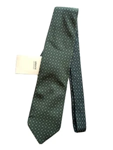 Men's Tie Armani Collezioni 100% Silk Authentic Brand New Italy Green Faded Flaw - Picture 1 of 12