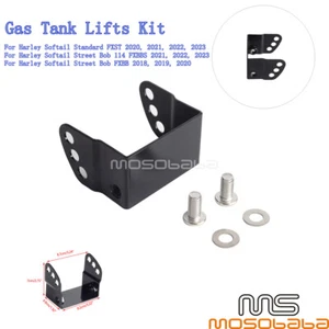 Adjustable Fuel Gas Tank Mount Lift Kit For Harley Street Bob FXBB S 2018-2023 - Picture 1 of 9