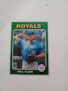 2024 Topps Heritage High Will Klein green parallel #723 Kansas City Royals - Picture 1 of 2