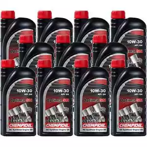 11x 1L CHEMPIOIL Marcha Suave aceite motor Optima Sn 10W-30 MB 229.1 VW501.01 - Imagen 1 de 3