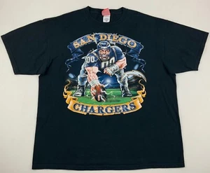 Vintage NFL San Diego LA Chargers T-Shirt Size Men's 2X - Picture 1 of 5