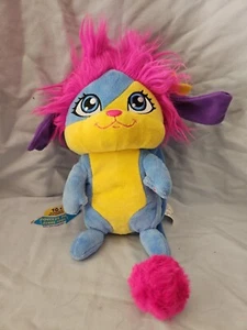Spin Master 2015 Popples Talking Lulu 10" Plüsch KUSCHELTIER blau gelb rosa Sehr guter Zustand - Bild 1 von 4