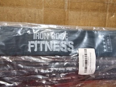 Iron Core Fitness Mini Bands 10 Pack Exercise Resistance Bands in Bulk, Trainers