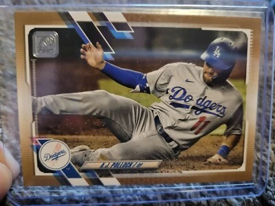 2021 Topps Series 1 AJ Pollock Gold Parallel 1203/2021- LA Dodgers!!!!!@@@@⚾️!!! - Image 1 of 2