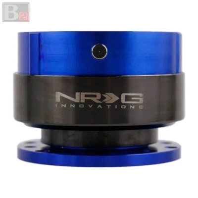 NRG Gen 2.0 Blue Steering Wheel Quick Release Hub Kit Universal Fitment - Image 1 of 4