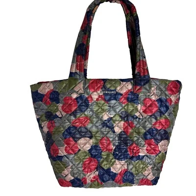 MZ Wallace 原装中号 Metro 托特包迷彩印花带储物袋 — 第 1/4 张图片