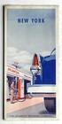 1956 ATLANTIC REFINING Co ARCO GASOLINE GAS STATION Vintage Road Map NEW YORK
