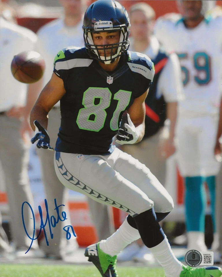 Golden Tate signed Seattle Seahawks 8x10 photo autographed Beckett COA - Image 1 of 1
