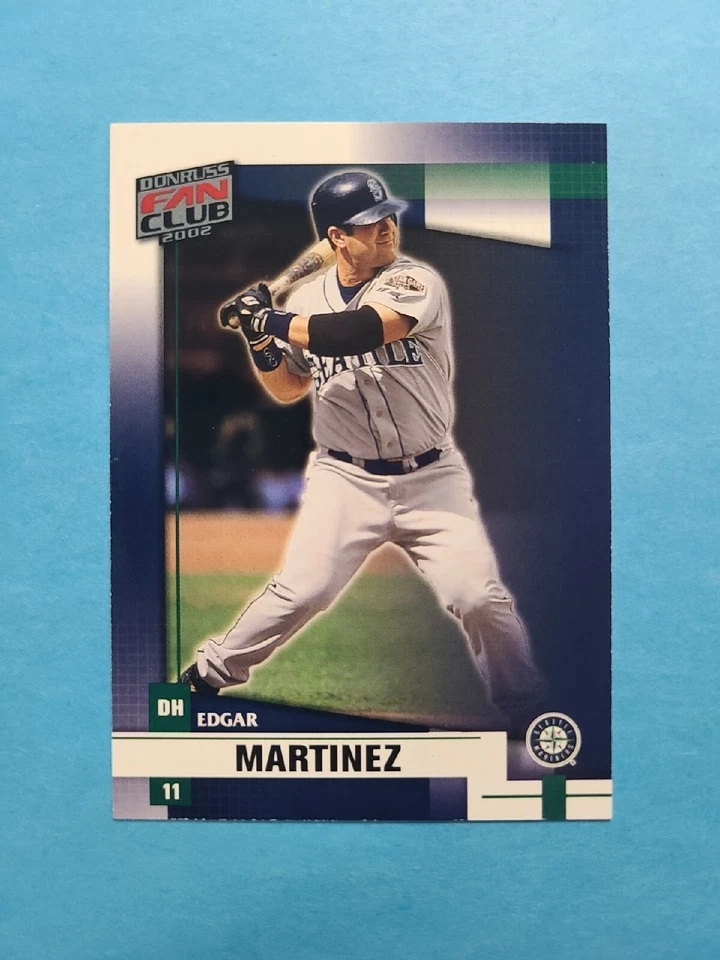 EDGAR MARTINEZ 2002 DONRUSS FAN CLUB BASEBALL CARD # 42 G6019 - Image 1 of 1